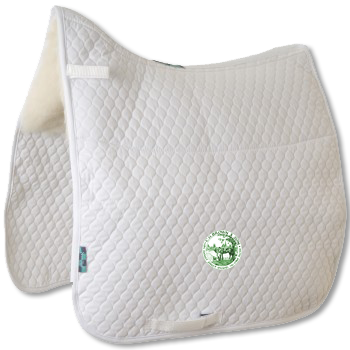 Nuumed hi wither gullet free half wool saddle pad